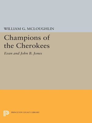 cover image of Champions of the Cherokees